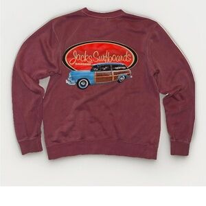 Jack’s Surfboards Country Squire Pigment Crew Neck Pullover Sweatshirt Small